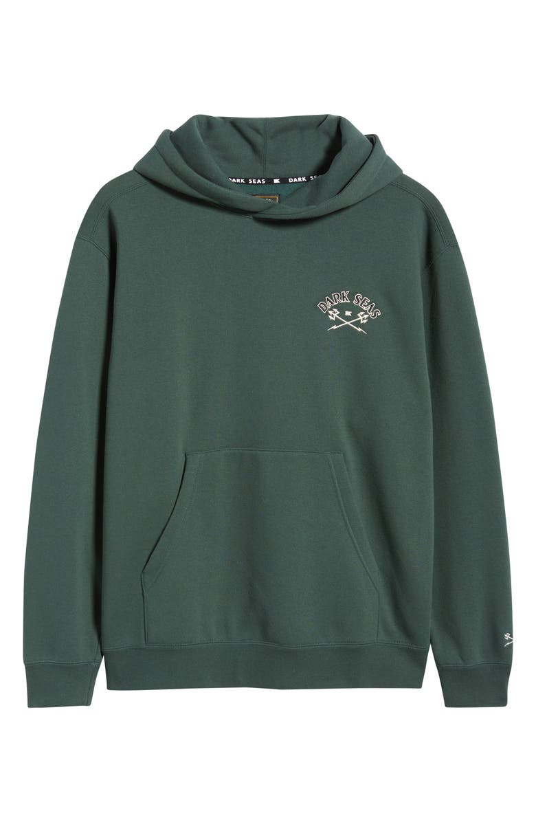 DARK SEAS Burkhart Embroidered Heavyweight Fleece Hoodie, Main, color,