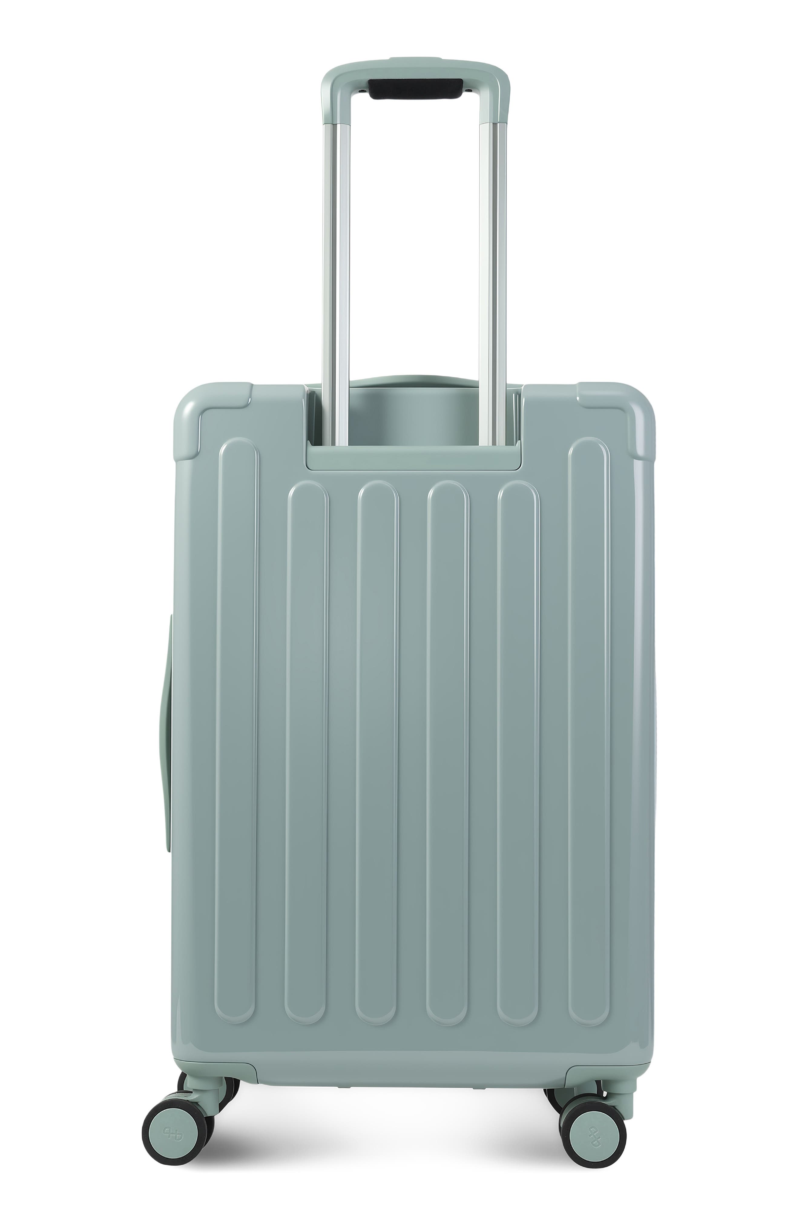 Hedgren Nostos Glossy Medium Spinner Suitcase, Alternate, color, Laguna