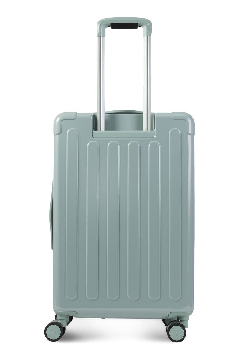 Nostos Glossy Medium Spinner Suitcase, Alternate, color, LAGUNA