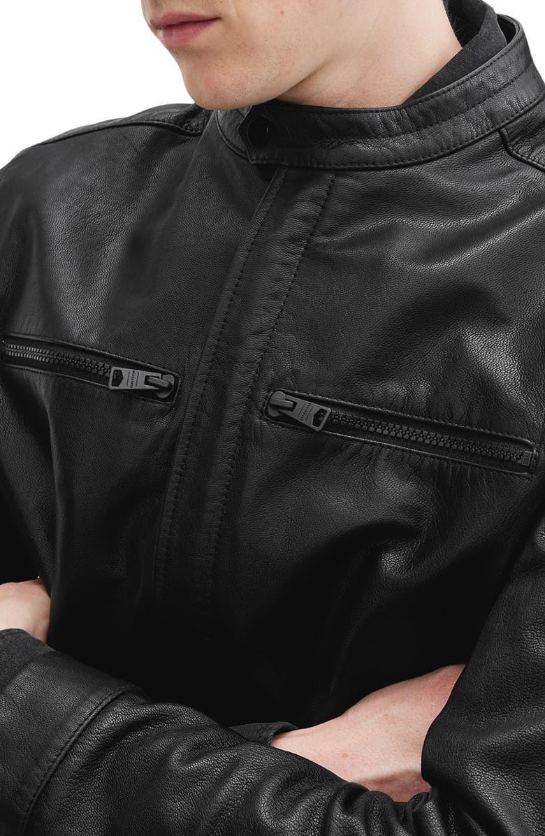 AllSaints Jade Leather Jacket, Alternate, color, 
