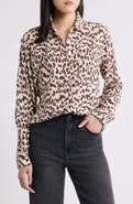 Rails Josephine Jaguar Print Button-Up Shirt