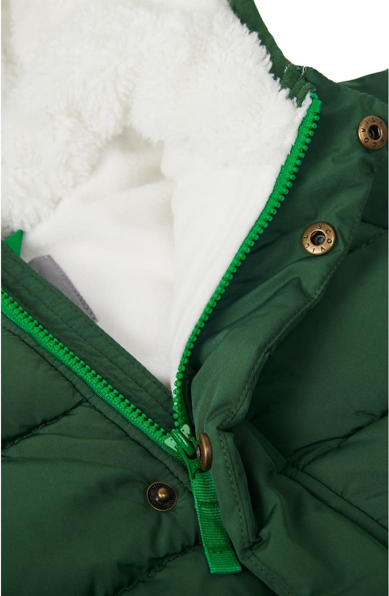 Primary Baby Parka Puffer Suit, Alternate, color, Evergreen