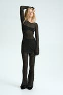 H&M Shimmery Pointelle-knit Pants