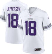 Nike Youth Nike Justin Jefferson White Minnesota Vikings Game Jersey