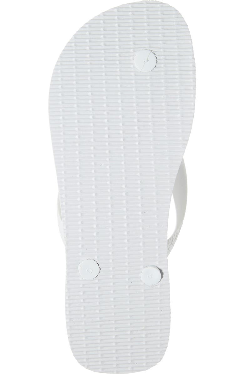 Havaianas Brazil Stripe Flip-Flop, Alternate, color, White