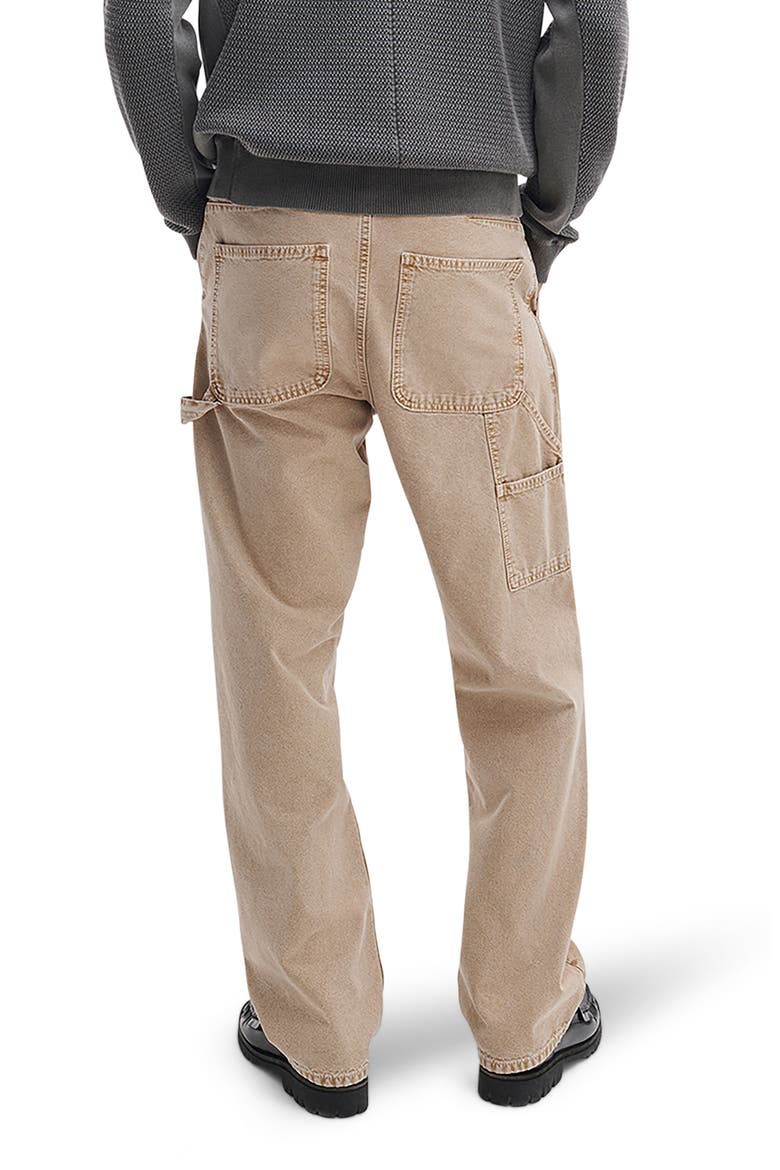 Cotton Carpenter Jeans, Alternate, color, ANTI TAUPE