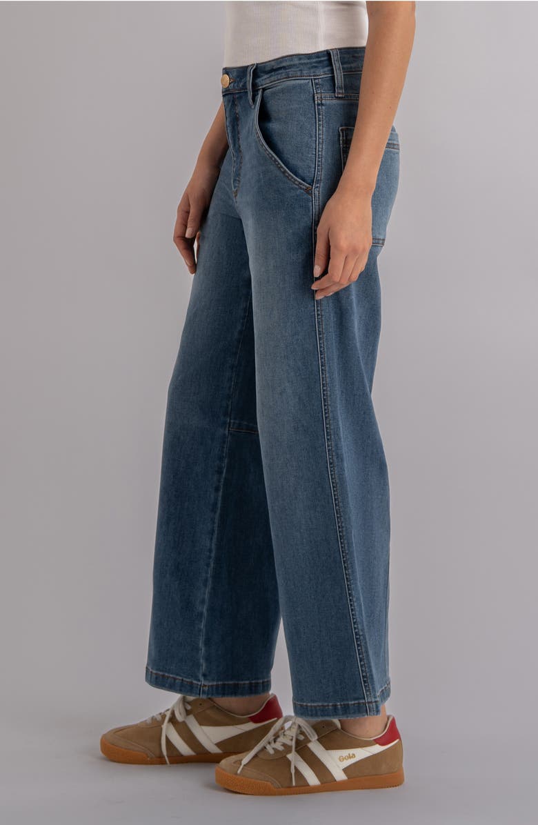 KUT from the Kloth Meg Slant Pocket High Waist Wide Leg Jeans, Alternate, color, Acutely