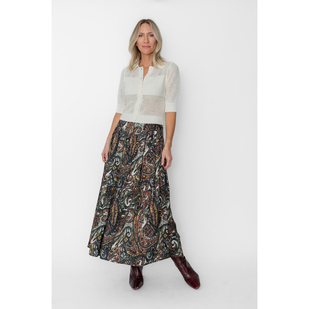 West Of Veronique Ankle Skirt In White