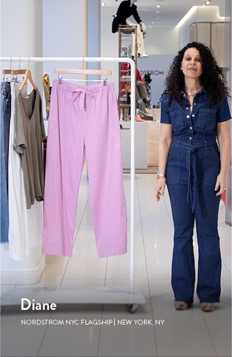 Organic Cotton Poplin Pajama Pants, sales video thumbnail