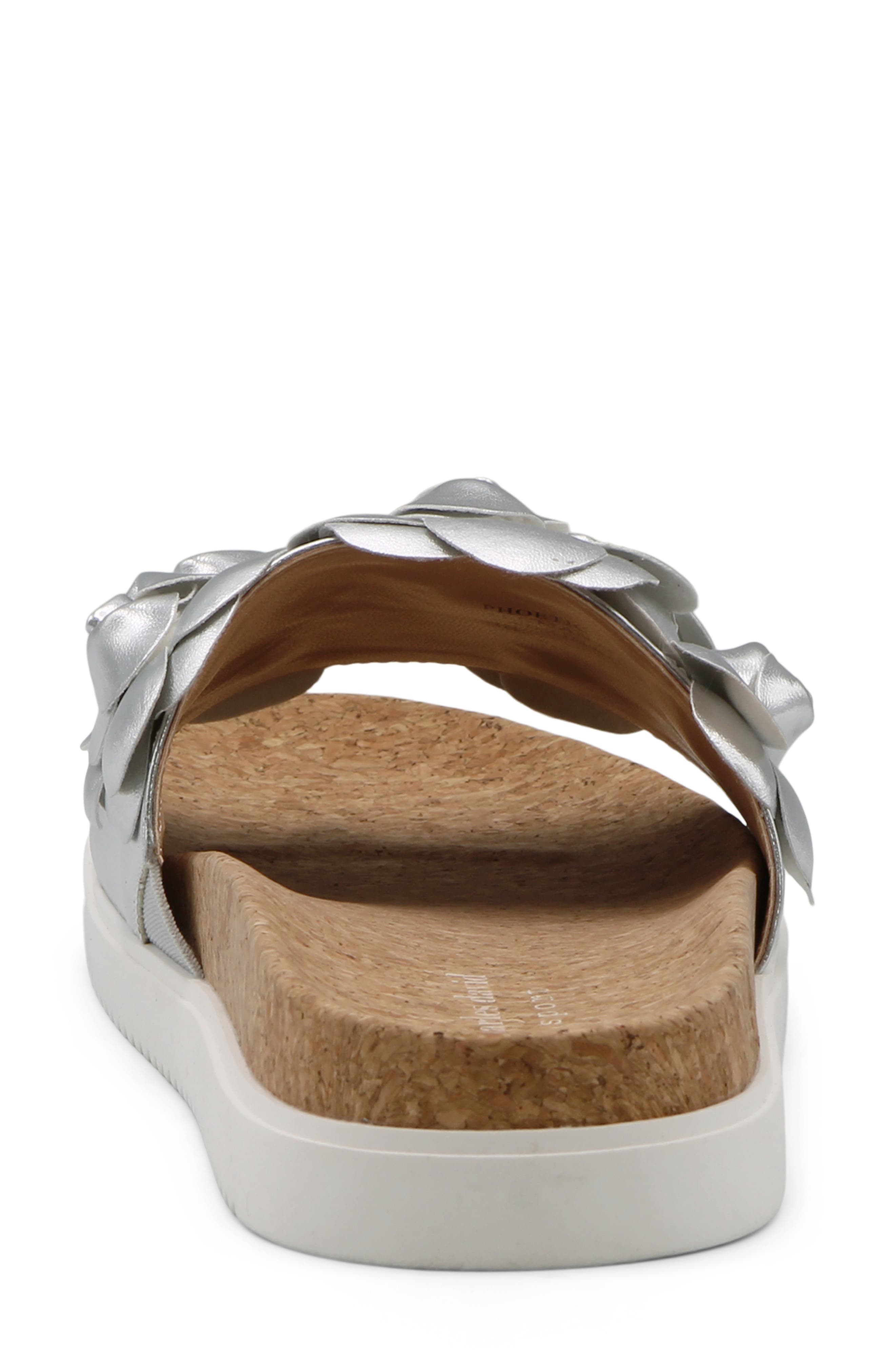 Charles by Charles David Phoetic Flatform Slide Sandal, Alternate, color, Silver