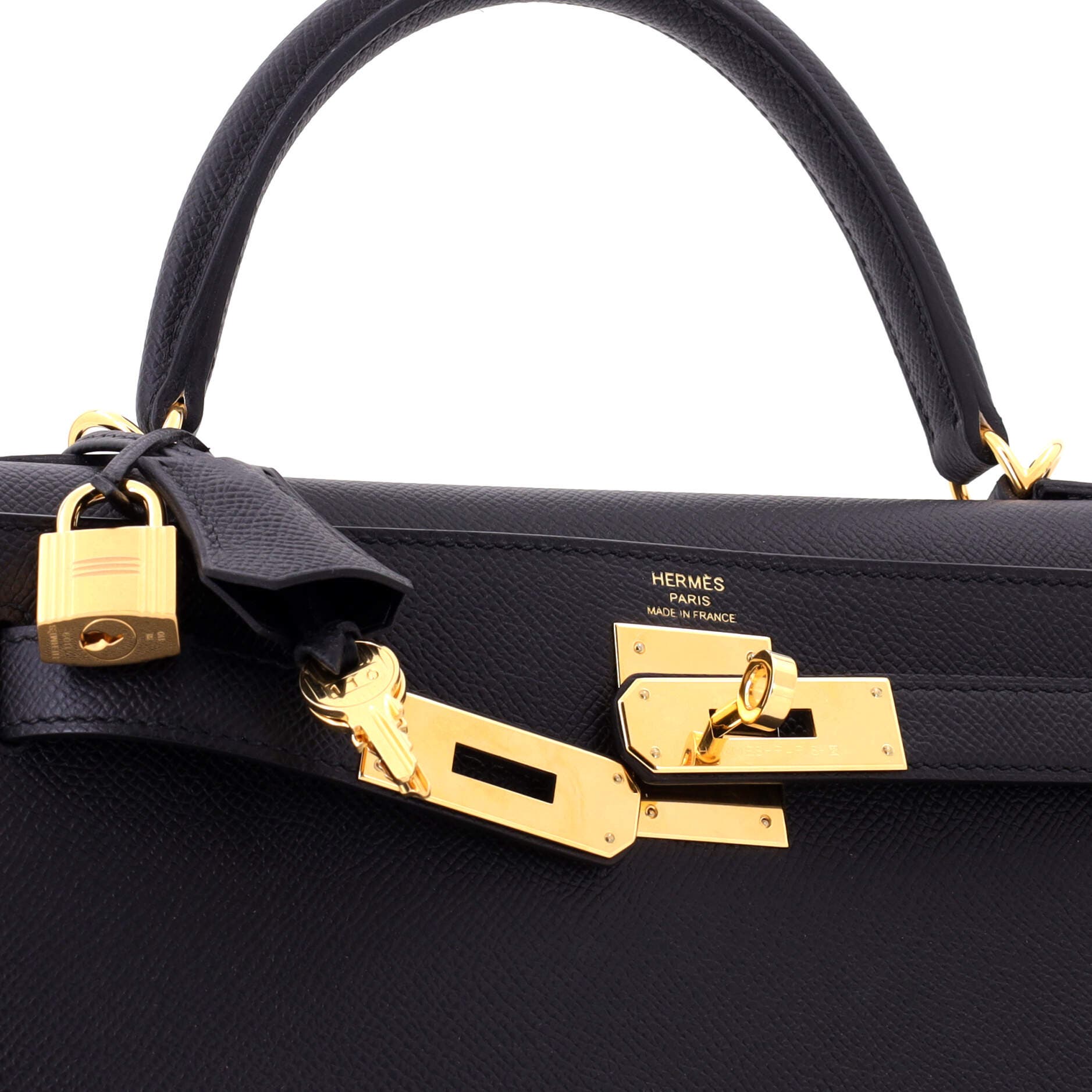 Kelly Handbag Black Epsom with Gold Hardware 28, Alternate, color, Noir