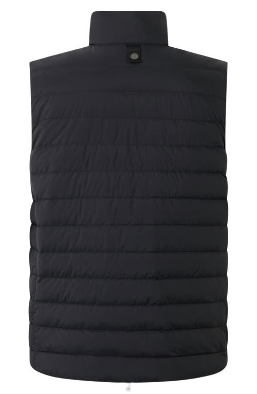 Moose Knuckles Mentana Air Down Puffer Vest In Black