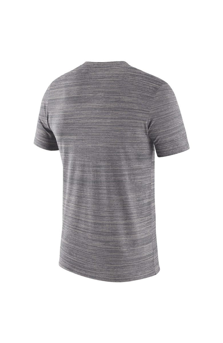 Nike Men's Nike Heathered Charcoal Iowa State Cyclones Big & Tall Velocity Performance T-Shirt, Alternate, color,