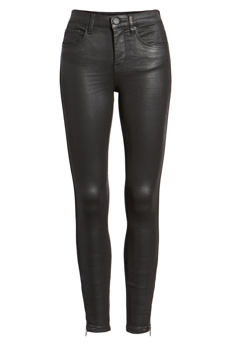 The Bond Coated Skinny Jeans, Alternate, color, SPARTACUS