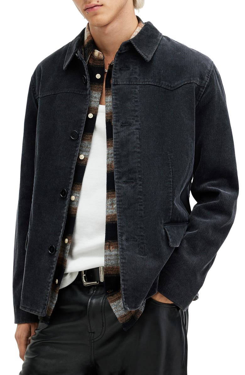 AllSaints Mission Corduroy Western Jacket, Main, color,