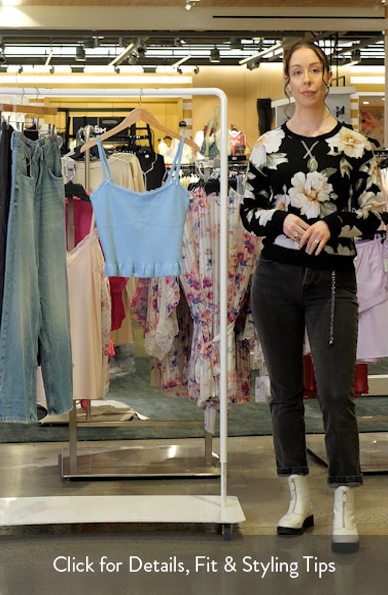 Jennie Ruffle Sweater Tank, sales video thumbnail