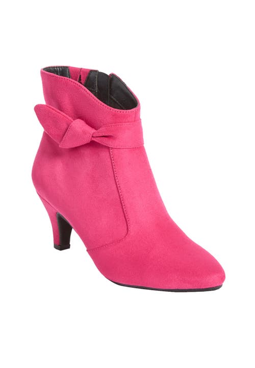 Comfortview The Corrine Bootie In Purple