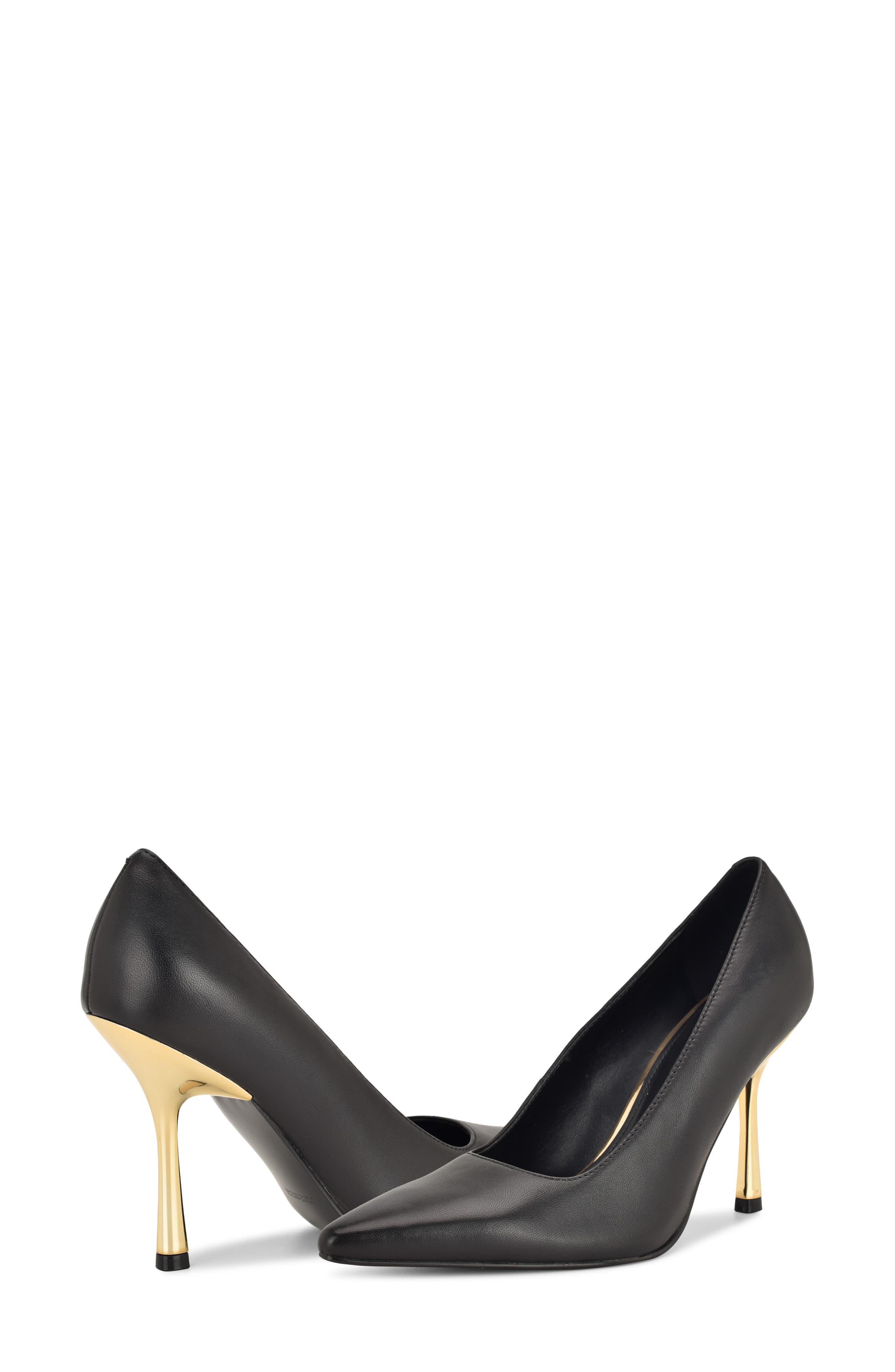 Nine West Jamiey Pointed Toe Pump, Alternate, color, Black