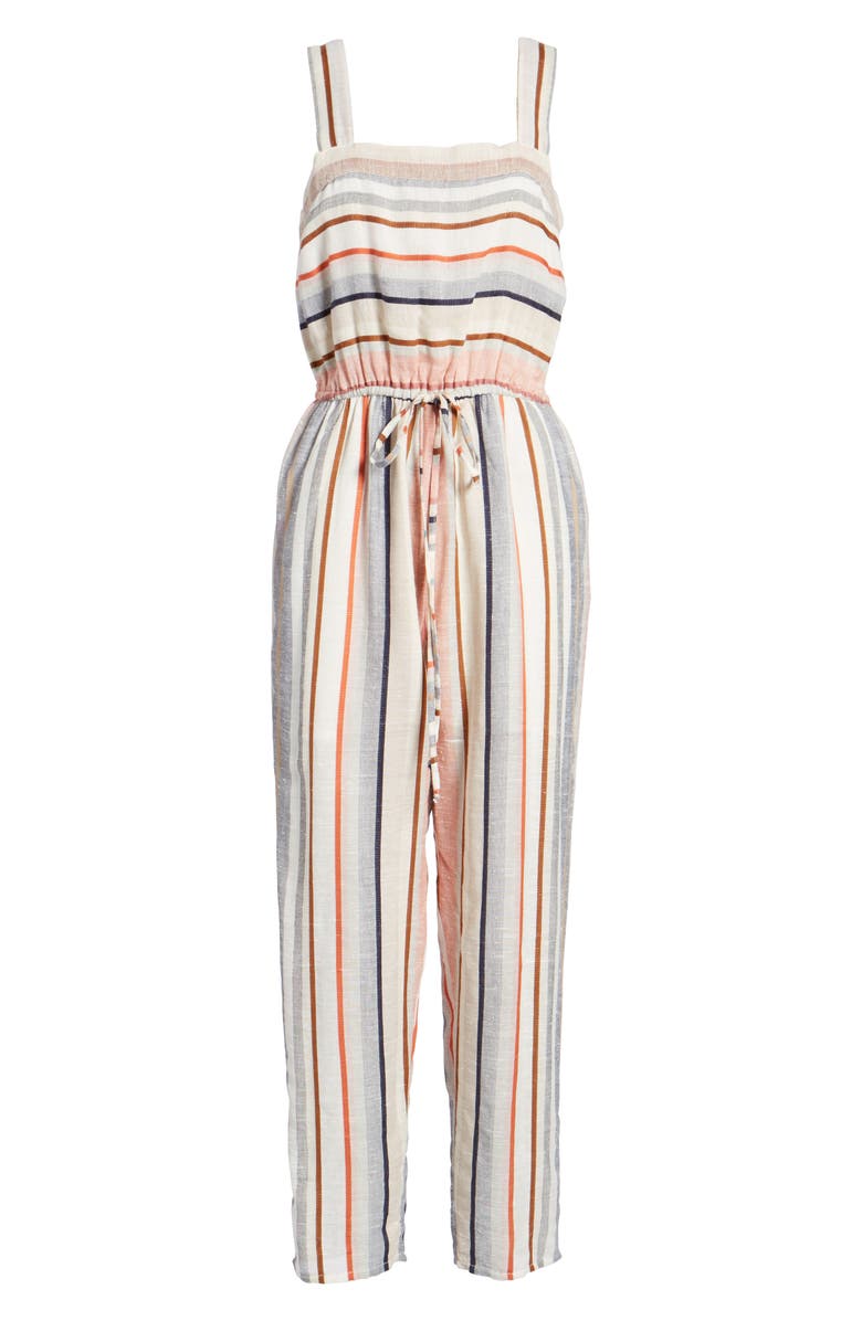 BP. Stripe Jumpsuit, Alternate, color,