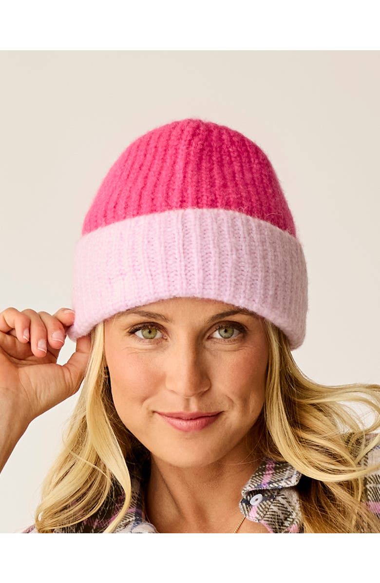 Carve Designs Darcy Wool Beanie, Alternate, color, Hot Pink