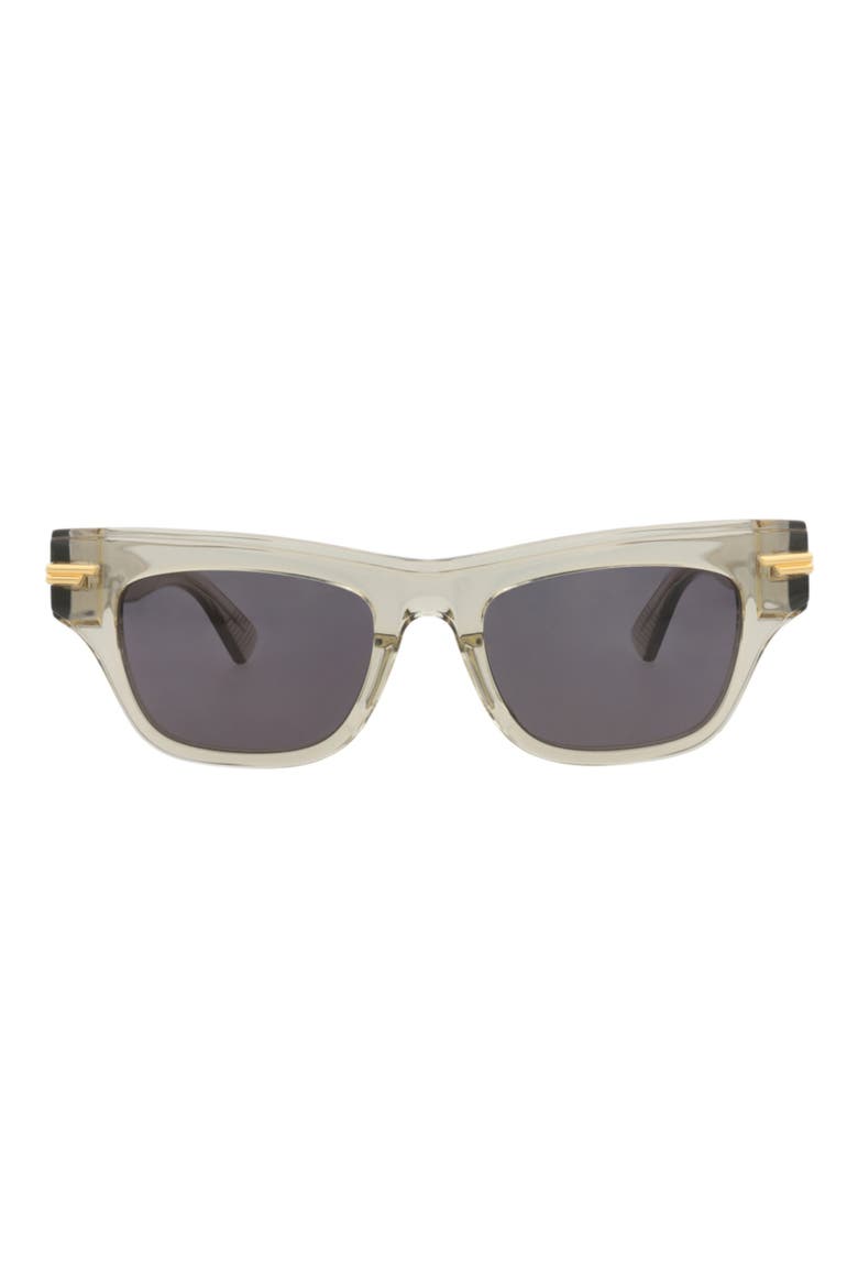 51mm Polarized Square Sunglasses, Main, color, BEIGE BEIGE GREY
