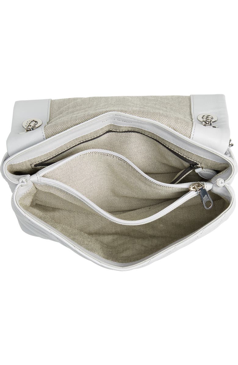 Rebecca Minkoff Edie Metallic Leather Shoulder Bag, Alternate, color,