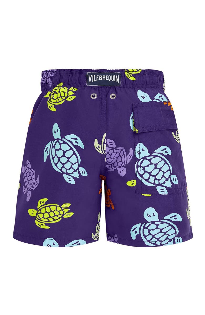 Vilebrequin Kids' Swim Trunks, Alternate, color, Midnight Violet