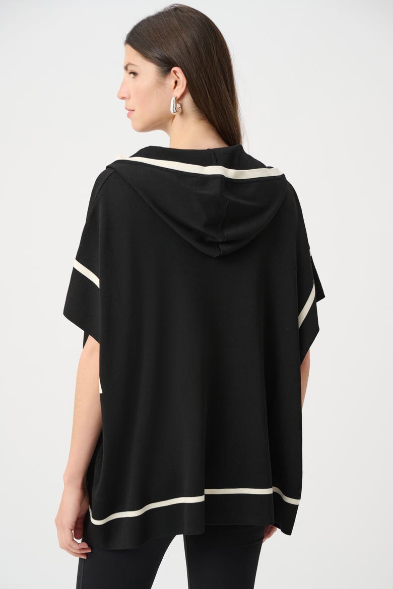Dry Viscose Hooded Boxy Jacket, Alternate, color, Black