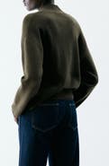 MANGO Marin Mock Neck Sweater