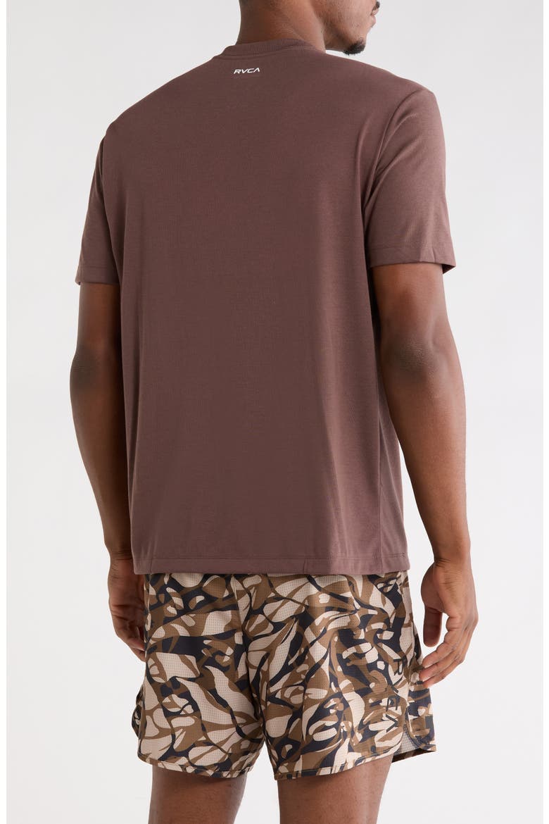 VA Circle Icon Performance Graphic T-Shirt, Alternate, color, MOCHA