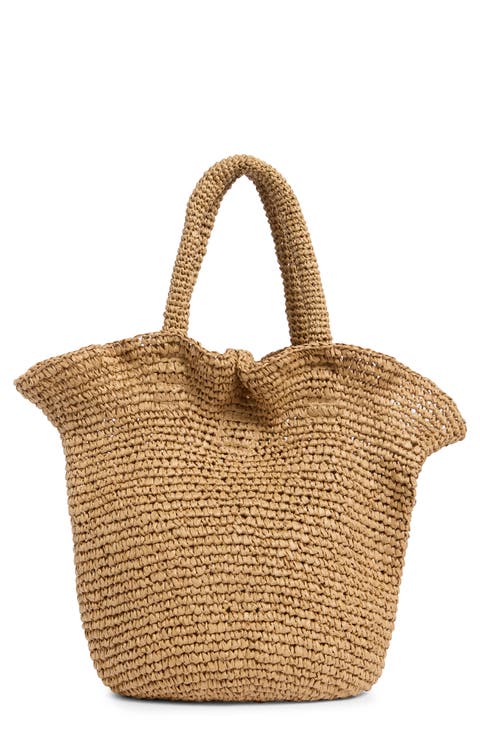 Ruffle Edge Crochet Bag