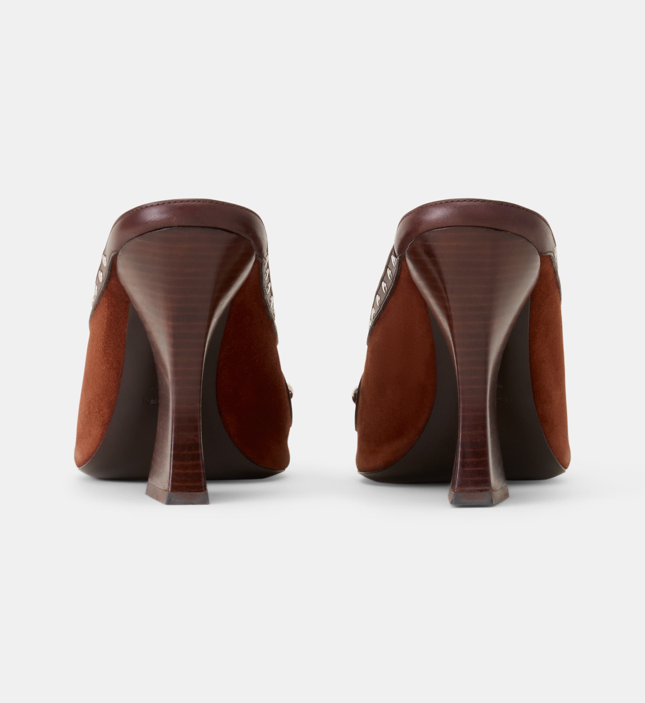 Lanvin Eclipse Arch Heeled Mule, Alternate, color, Brown