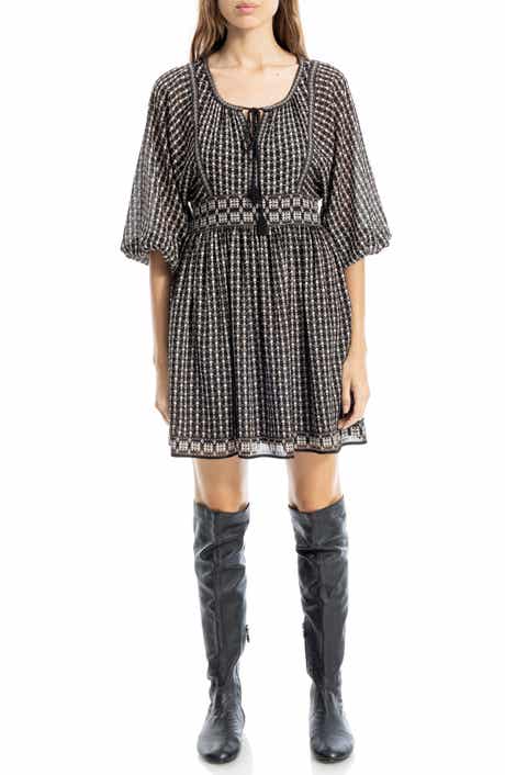 MAX STUDIO Puff Sleeve Minidress