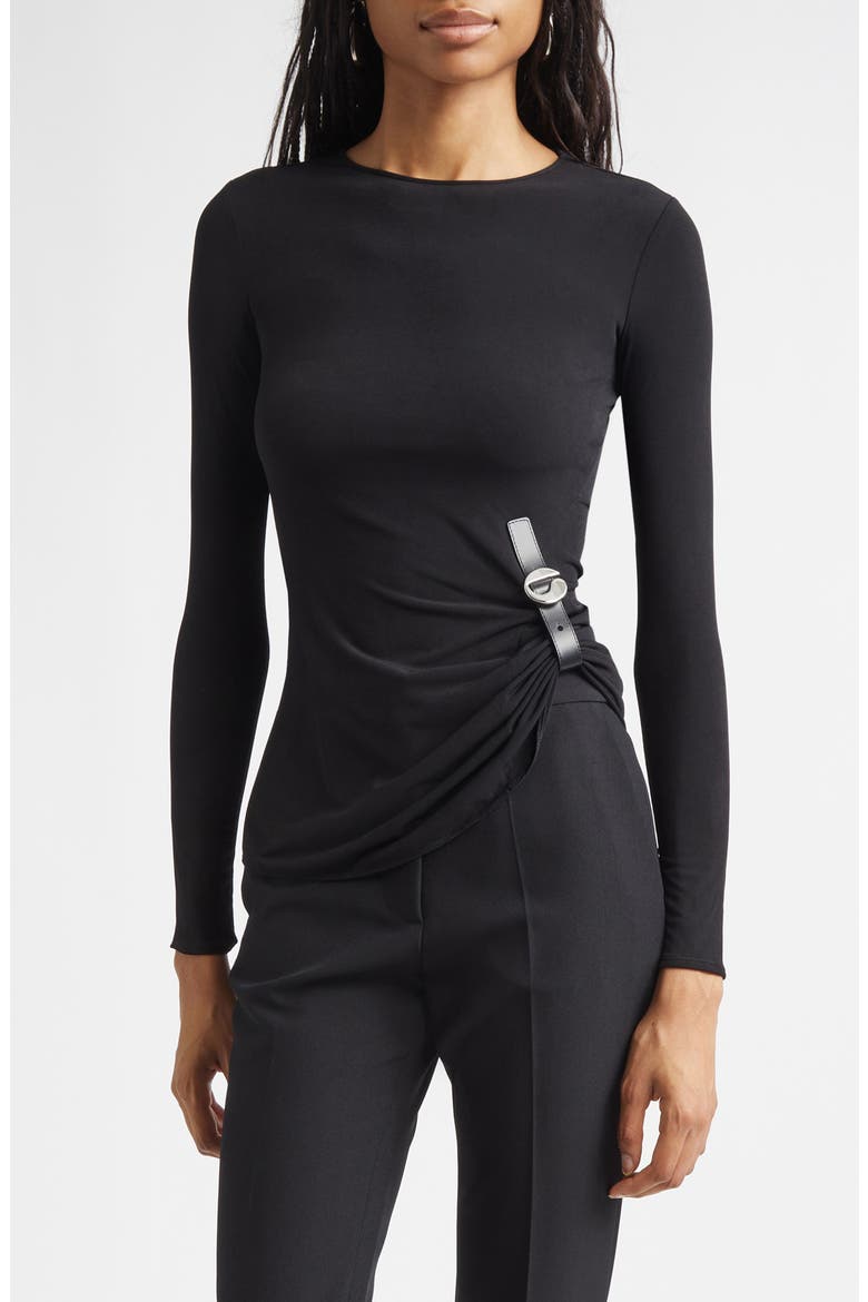 Suspended Jersey Top, Main, color, BLACK