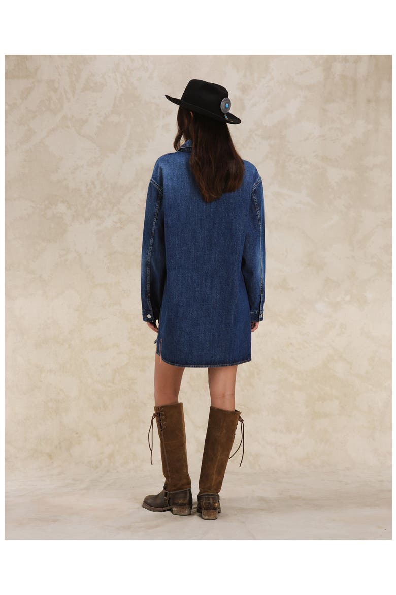 Fuegodress Custom Wash Denim Dress, Alternate, color, D360
