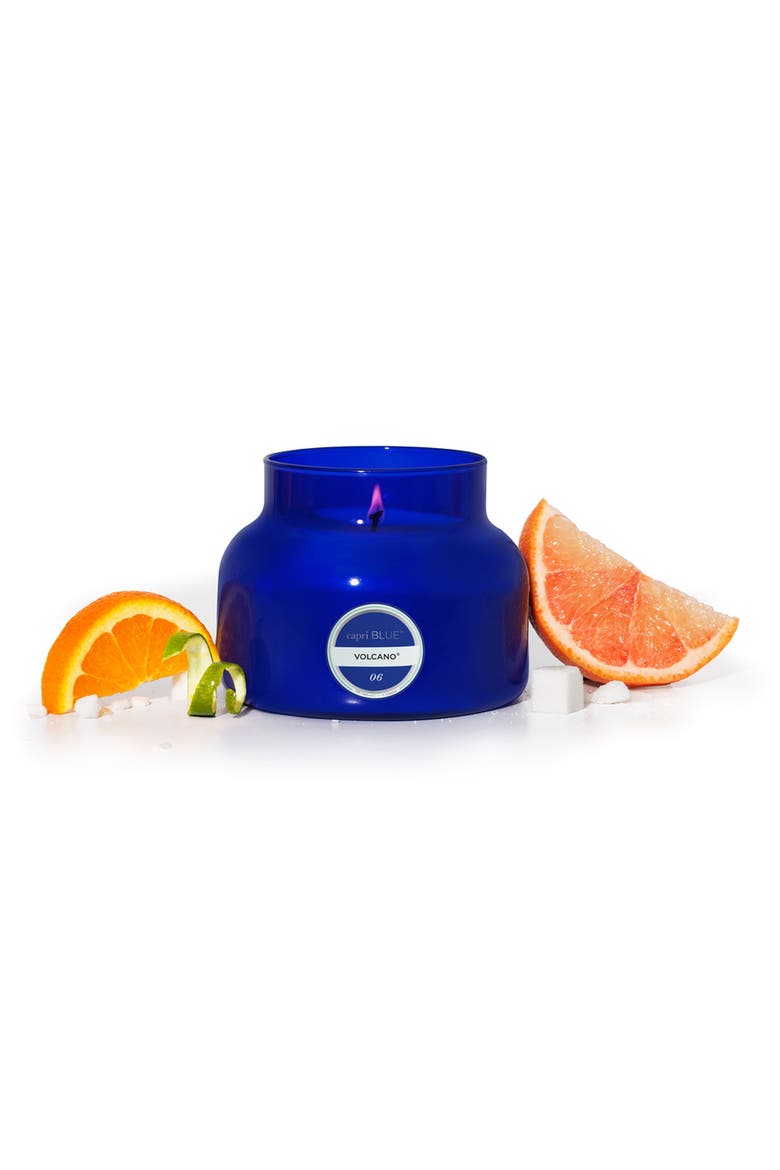 Volcano Blue Signature Jar Candle, Alternate, color, VOLCANO