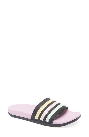 Adidas Originals Adidas Adilette Comfort Slide Sandal In Pink