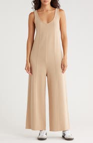 WISHLIST Sleeveless Ribbed Wide Leg Jumpsuit