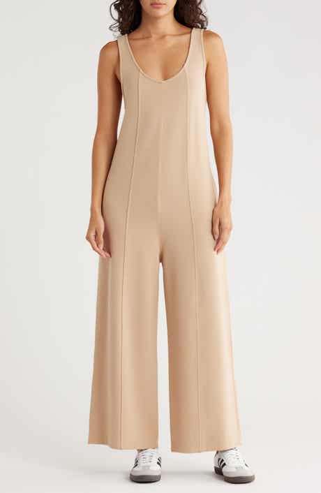 WISHLIST Sleeveless Ribbed Wide Leg Jumpsuit