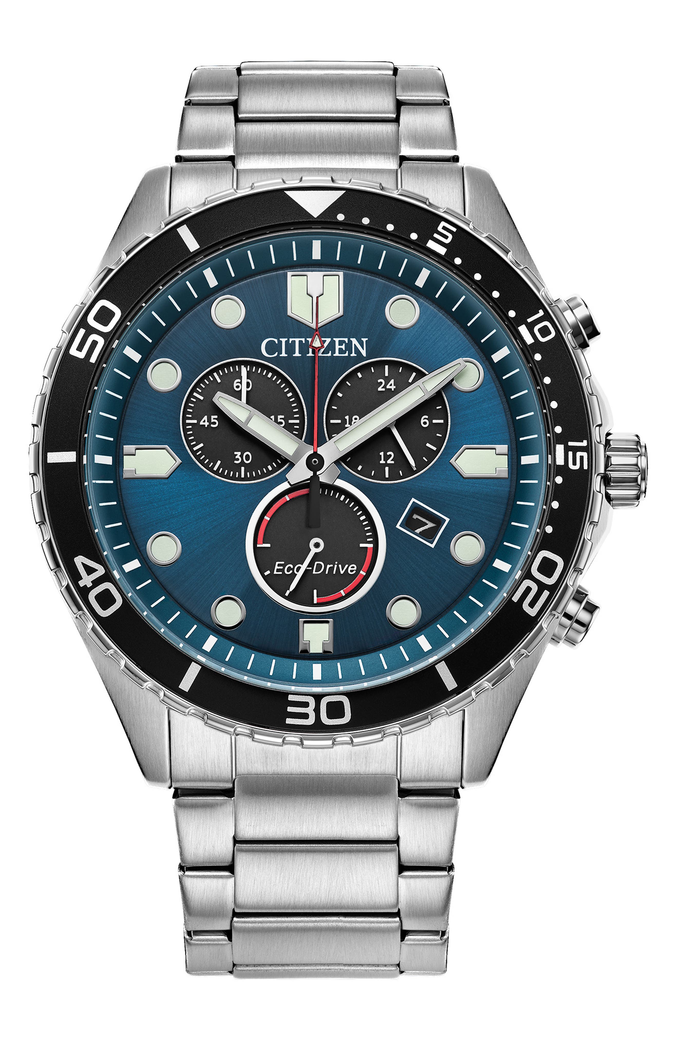 Eco-Drive Chronograph Bracelet Watch