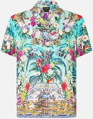 Hotel Franks By Camilla Short Sleeve Camp Collared Shirt Gardens Of Queluz