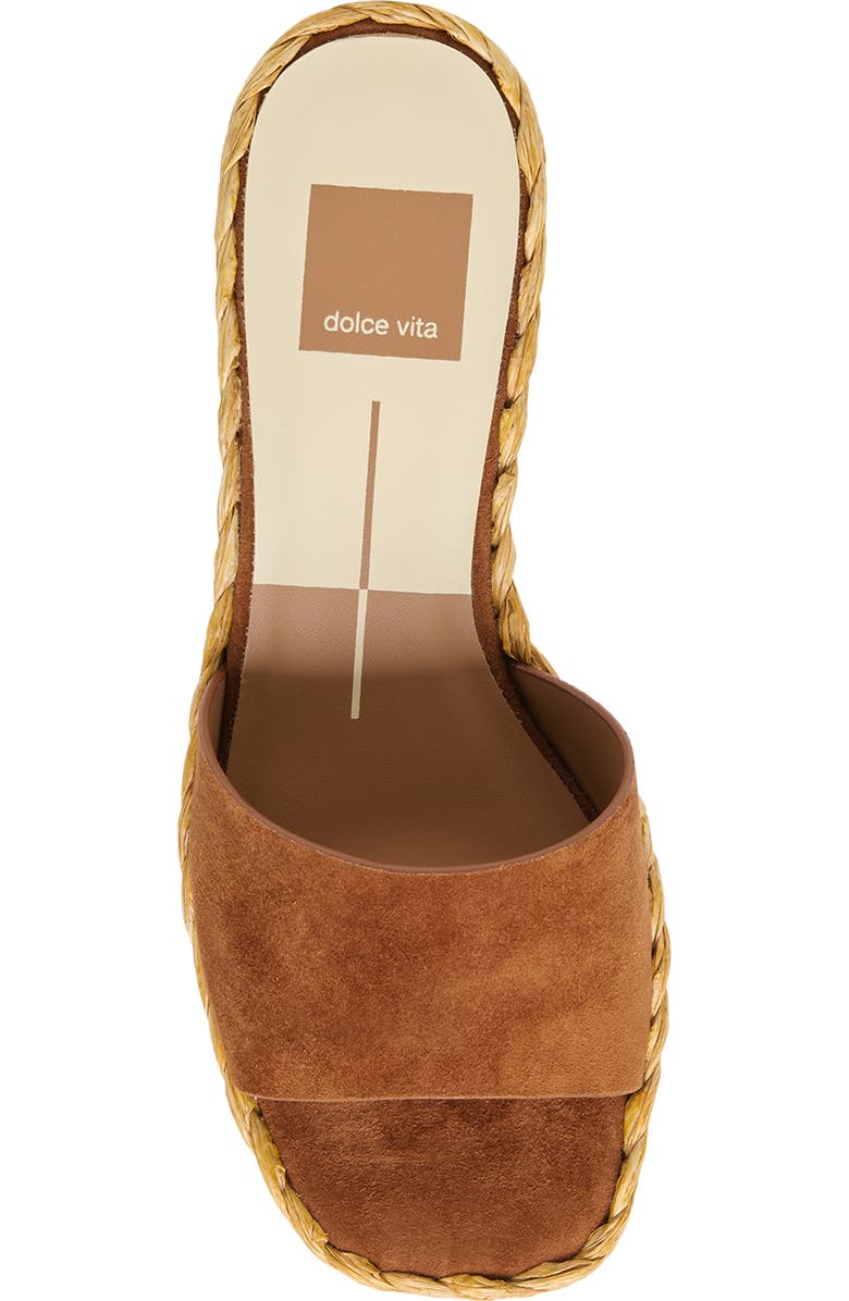 Dolce Vita Dixi Slide Sandal, Alternate, color, Brown Suede