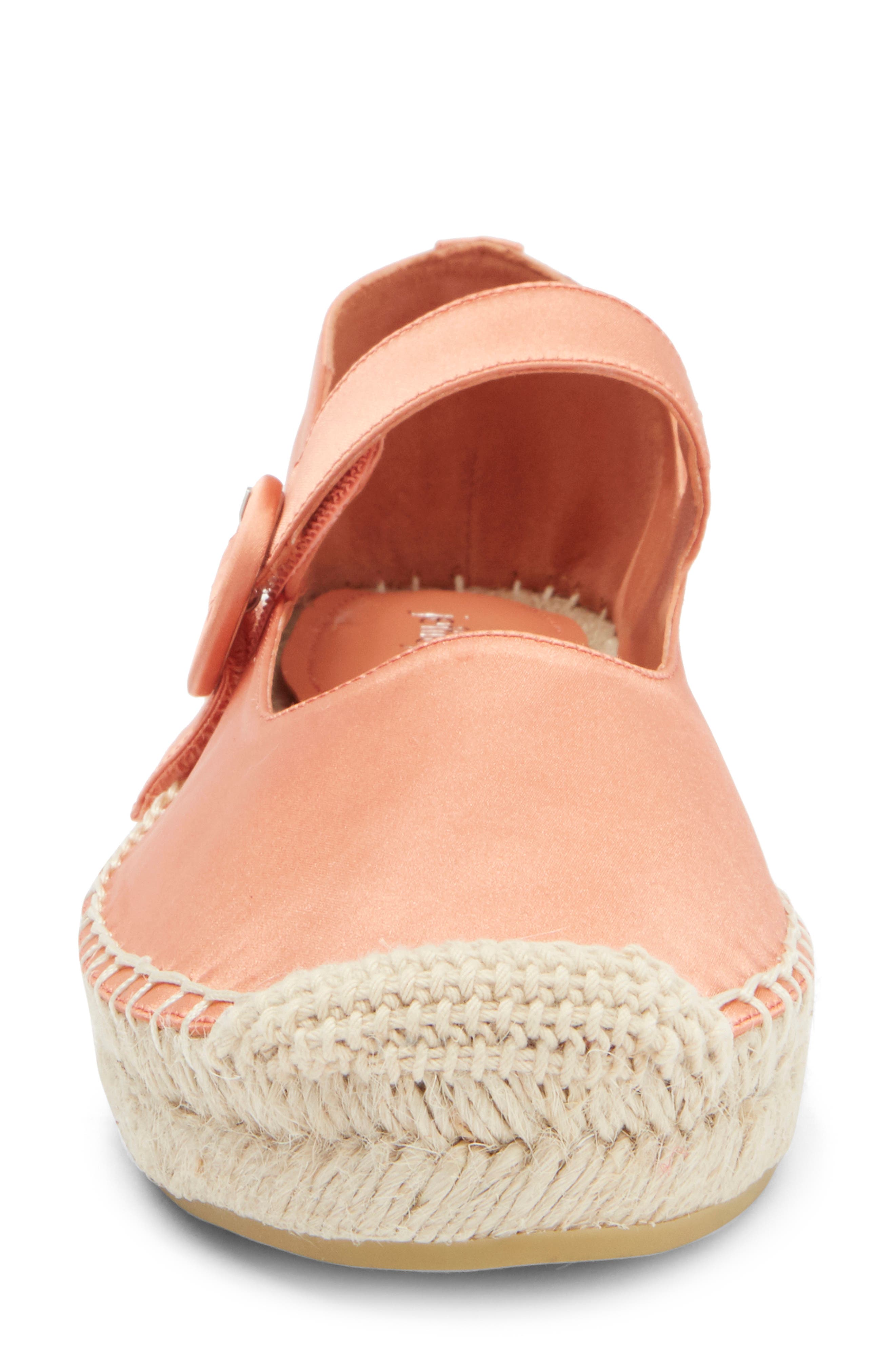 Jeffrey Campbell Ariele Mary Jane Espadrille, Alternate, color, Pastel Orange Satin