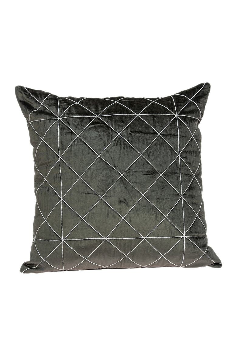 Tada Transitional Pillow - 20" x 20" - Grey, Main, color, GREY