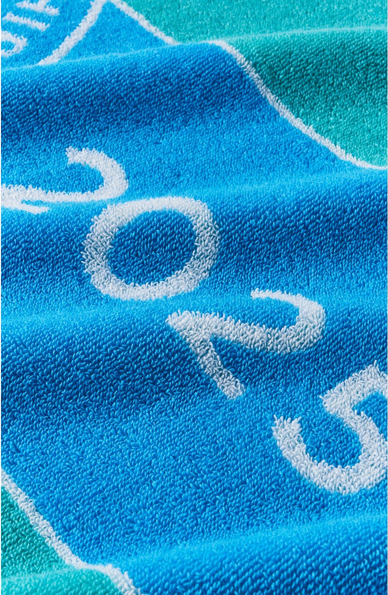 CHRISTY Wimbledon Iconic Championship Towels, Alternate, color, Aqua & Sky Blue
