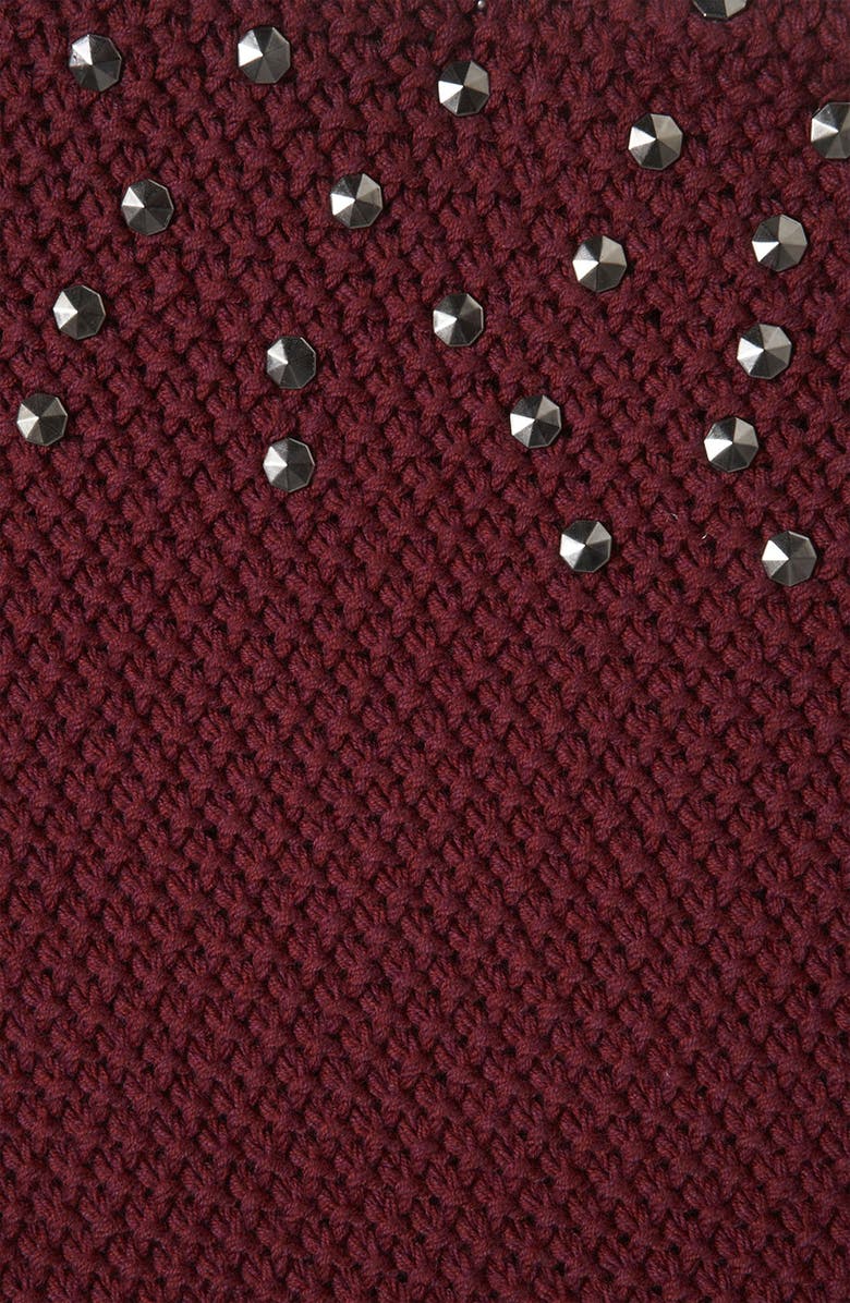 Topshop 'Grunge' Studded Maternity Sweater, Alternate, color, 