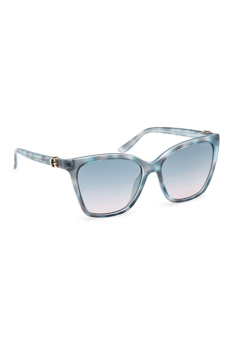 Square Sunglasses, Alternate, color, BLUE/ OTHER / GRADIENT BLUE