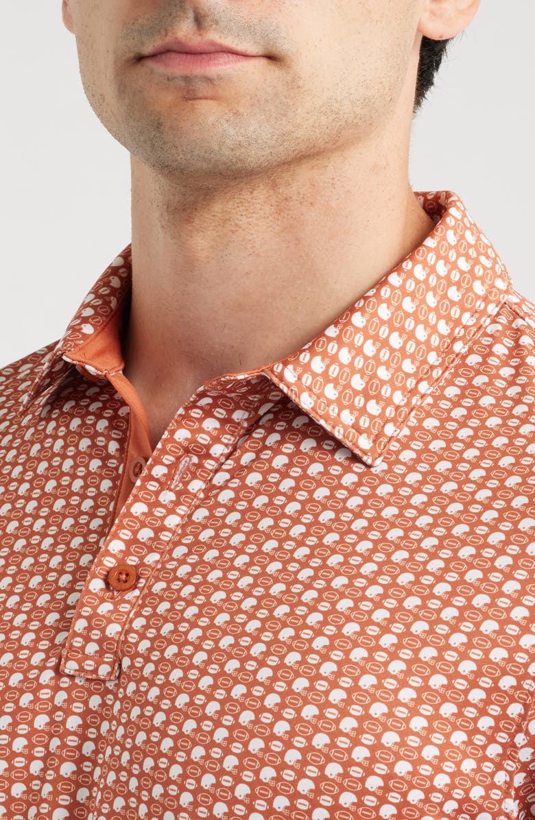 Johnston & Murphy XC+<sup>™</sup> Game Day Performance Polo, Alternate, color, Rust
