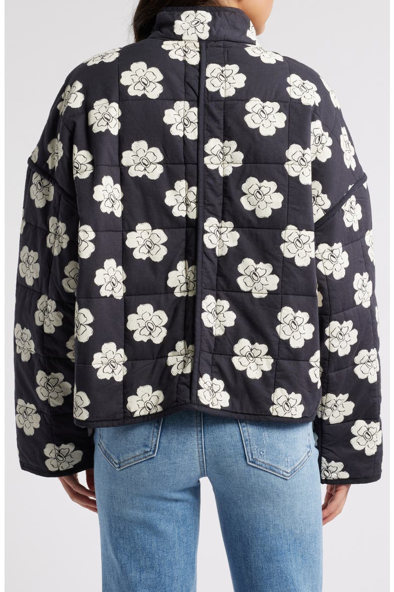 Chloe Print Jacket, Alternate, color, NIGHT BLOOMS COMBO
