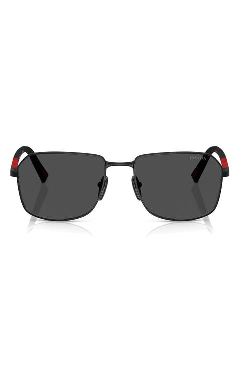57mm Rectangular Sunglasses